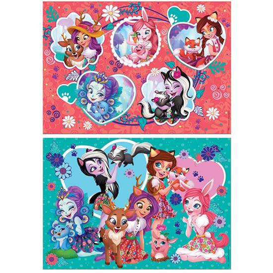 Puzzle Educa Enchantimals 2 x 100 Piezas Puzzle Educa Enchantimals 2 x 100 Piezas