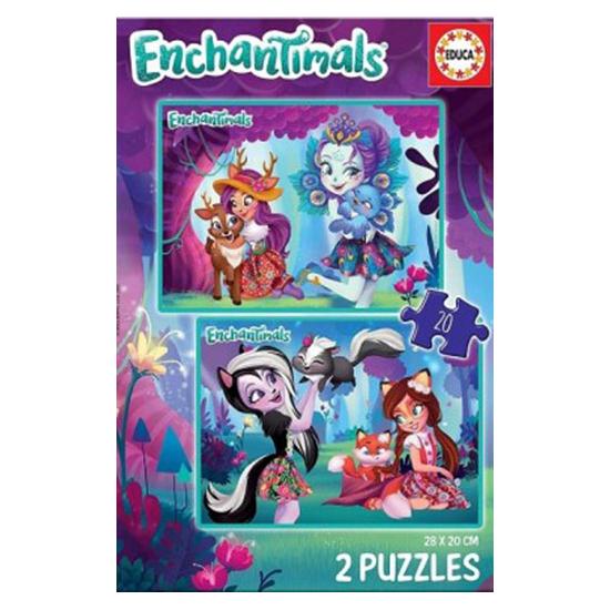 Puzzle Educa Enchantimals de 2 x 20 Piezas