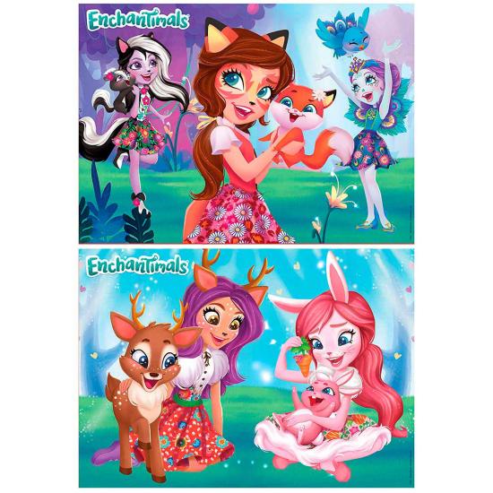 Puzzle Educa Enchantimals de 2 x 48 Piezas