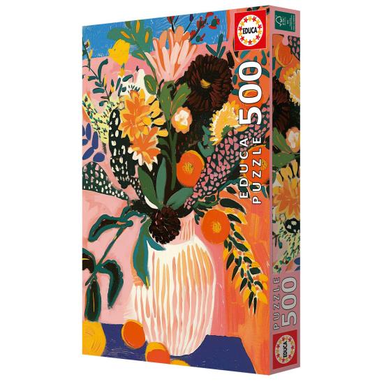 Puzzle Educa Flor Boho de 500 Piezas