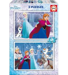 Puzzle Educa Frozen 2 x 48 Piezas