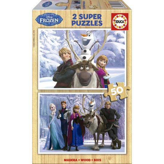 Puzzle Educa Frozen  2 x 50 Piezas