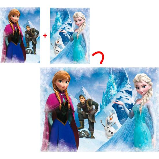 Puzzle Educa Frozen 2 x 500 de 1000 Piezas