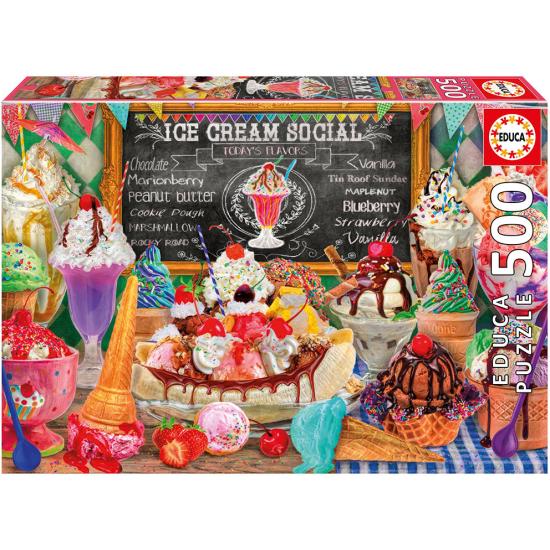 Puzzle Educa Heladeria de 500 Piezas