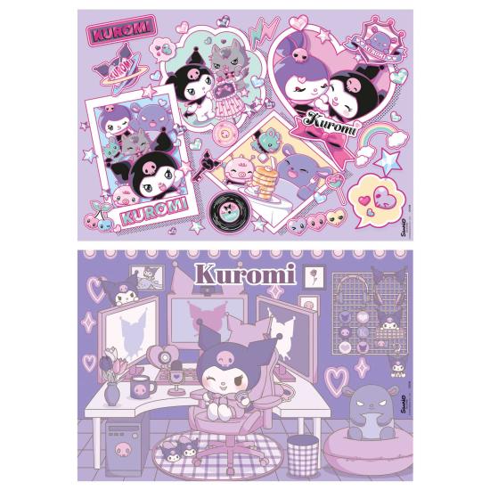 Puzzle Educa Hello Kitty Kuromi de 2 x 50 Pzs Madera