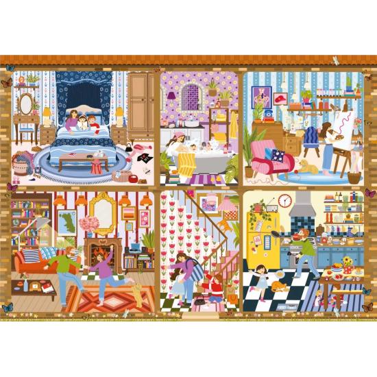 Puzzle Educa Hogar Dulce Hogar de 1000 Piezas