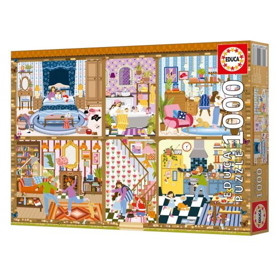 Puzzle Educa Hogar Dulce Hogar de 1000 Piezas