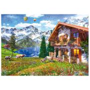 Puzzle Educa Hogar en los Alpes de 4000 Piezas