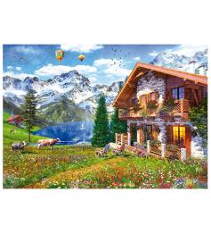 Puzzle Educa Hogar en los Alpes de 4000 Piezas