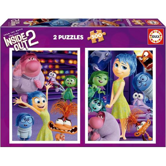 Puzzle Educa Inside Out 2 de 2 x 500 Piezas Puzzle Educa Inside Out 2 de 2 x 500 Piezas