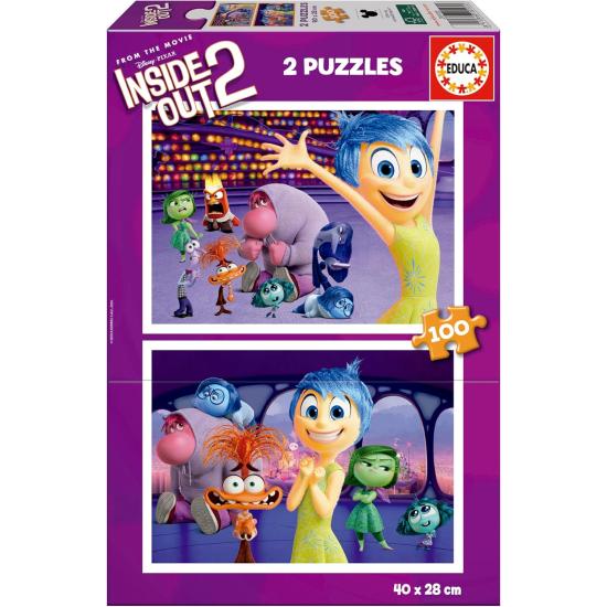 Puzzle Educa Inside Out (Del Revés) 2 de 2 x 100 Piezas