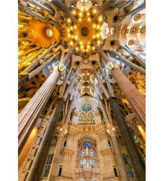 Puzzle Educa Interior de la Sagrada Familia de 1000 Piezas