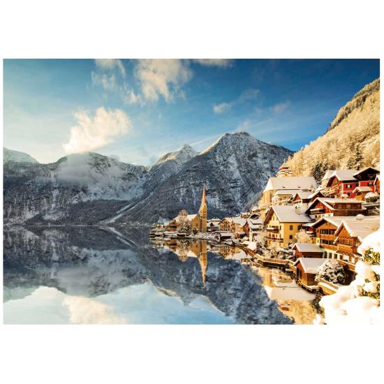Puzzle Educa Invierno en Hallstatt de 1500 Piezas