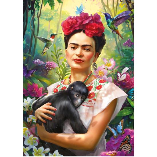 Puzzle Educa Jardin de Frida Kahlo de 1000 Piezas