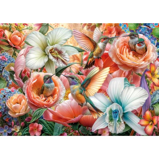 Puzzle Educa Jardín de Colibríes de 500 Piezas