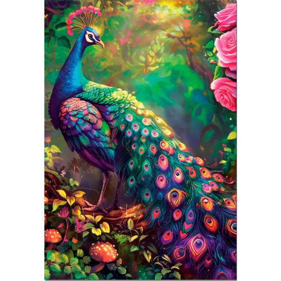 Puzzle Educa Jardín del Pavo Real de 1000 Piezas