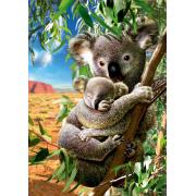 Puzzle Educa Koala con su Cachorro de 500 Piezas