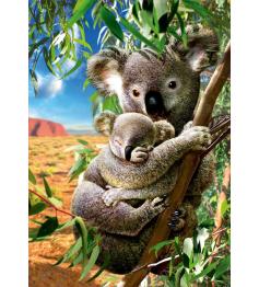 Puzzle Educa Koala con su Cachorro de 500 Piezas
