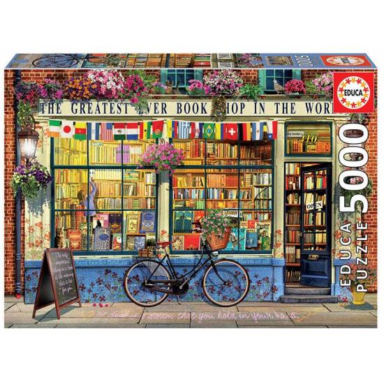 Puzzle Educa La Mejor Librería del Mundo de 5000 Piezas