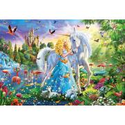 Puzzle Educa La Princesa y el Unicornio de 1000 Piezas