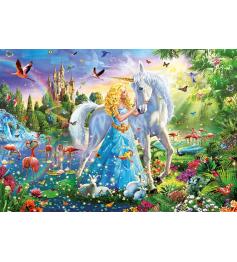 Puzzle Educa La Princesa y el Unicornio de 1000 Piezas