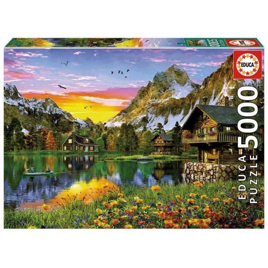 Puzzle Educa Lago Alpino de 5000 Piezas Puzzle Educa Lago Alpino de 5000 Piezas