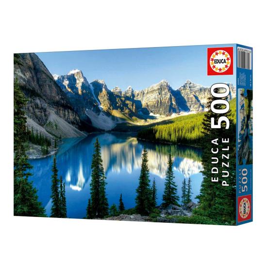 Puzzle Educa Lago en Alberta de 500 Piezas