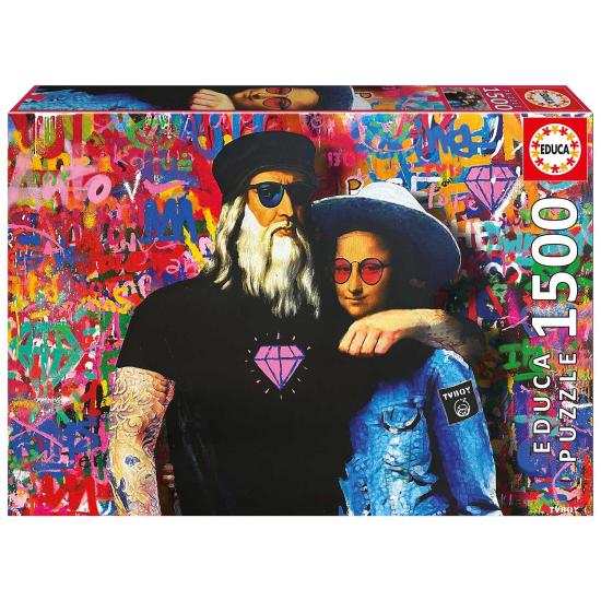 Puzzle Educa Leo y Lisa de 1500 Piezas