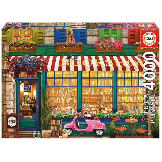 Puzzle Educa Librería Vintage de 4000 Piezas