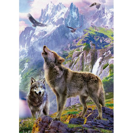 Puzzle Educa Lobos en las Rocas de 500 Piezas Puzzle Educa Lobos en las Rocas de 500 Piezas