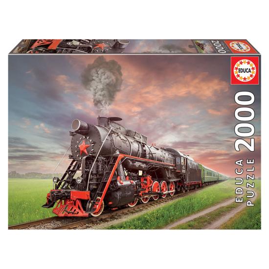 Puzzle Educa Locomotora de Vapor de 2000 Piezas Puzzle Educa Locomotora de Vapor de 2000 Piezas