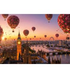 Puzzle Educa Londres en Flor de 1000 Piezas