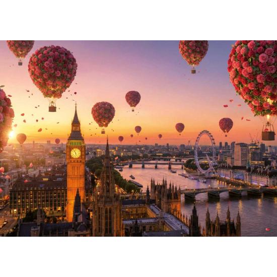 Puzzle Educa Londres en Flor de 1000 Piezas