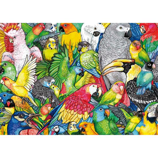 Puzzle Educa Loros de 500 Piezas