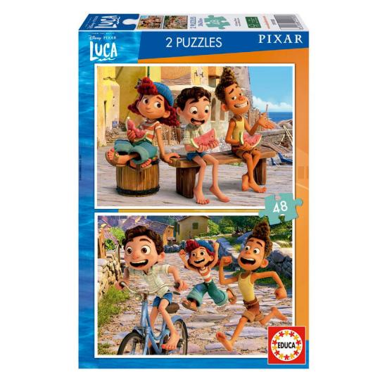 Puzzle Educa Luca Disney de 2 x 48 Piezas Puzzle Educa Luca Disney de 2 x 48 Piezas