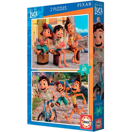 Puzzle Educa Luca Disney de 2 x 48 Piezas Puzzle Educa Luca Disney de 2 x 48 Piezas