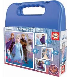 Puzzle Educa Maleta Progresiva Frozen 2