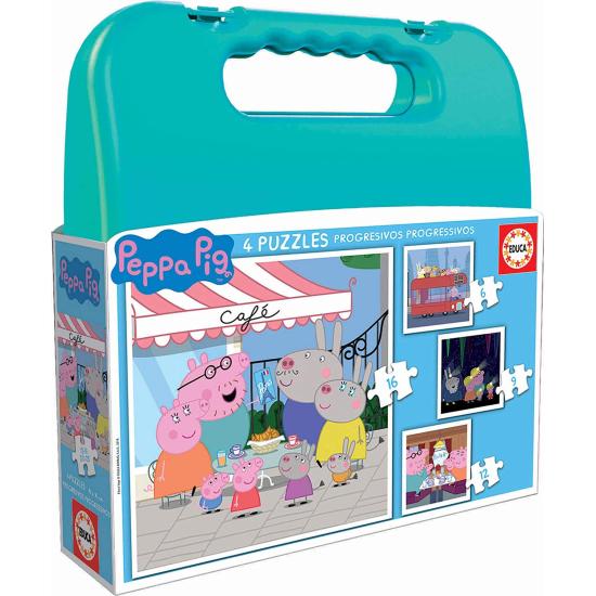Puzzle Educa Maleta Progresiva Peppa Pig