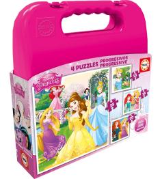 Puzzle Educa Maleta Progresiva Princesas Disney