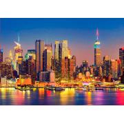 Puzzle Educa Manhattan de Noche de 1500 Piezas