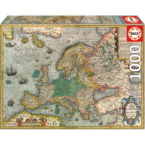 Rompecabezas Ravensburger Mapa Antiguo 3,000 Piezas