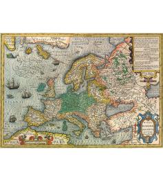 Puzzle Educa Mapa de Europa Antiguo de 1000 Piezas