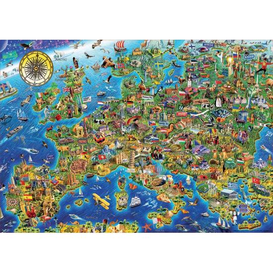Comprar Puzzle Educa Mapa de 500 Piezas -