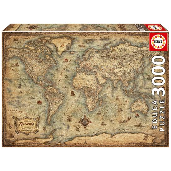 No de moda vacunación fuga de la prisión Comprar Puzzle Educa Mapamundi de 3000 Piezas - Educa-19567 No de moda vacunación fuga de la prisión Comprar Puzzle Educa Mapamundi de 3000 Piezas - Educa-19567