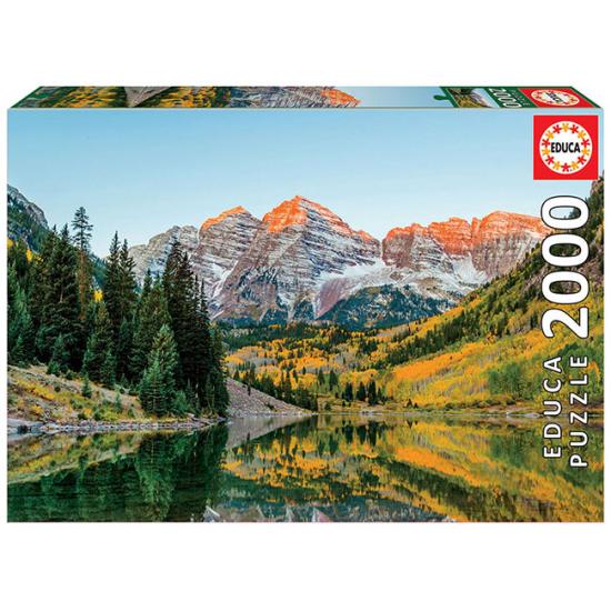 Puzzle Educa Maroon Bells, Estados Unidos de 2000 Piezas Puzzle Educa Maroon Bells, Estados Unidos de 2000 Piezas