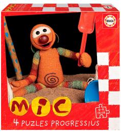 Puzzle Educa Mic Progresivo de 6+9+12+16 Piezas