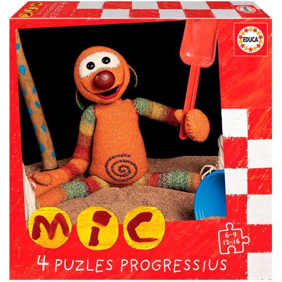 Puzzle Educa Mic Progresivo de 6+9+12+16 Piezas Puzzle Educa Mic Progresivo de 6+9+12+16 Piezas