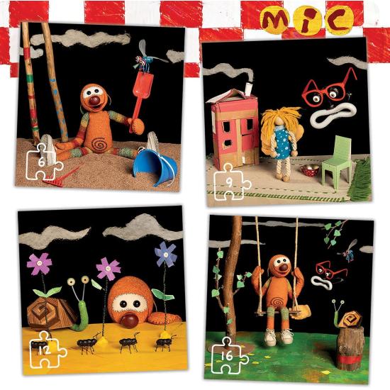 Puzzle Educa Mic Progresivo de 6+9+12+16 Piezas Puzzle Educa Mic Progresivo de 6+9+12+16 Piezas