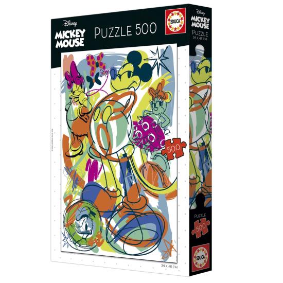 Puzzle Educa Mickey and Friends de 500 Piezas