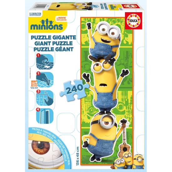Puzzle Educa Minions Gigante de 240 Piezas